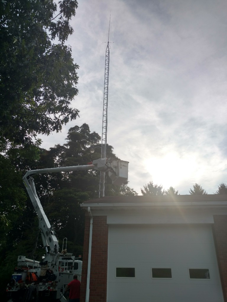 New 045 repeater tower construction
